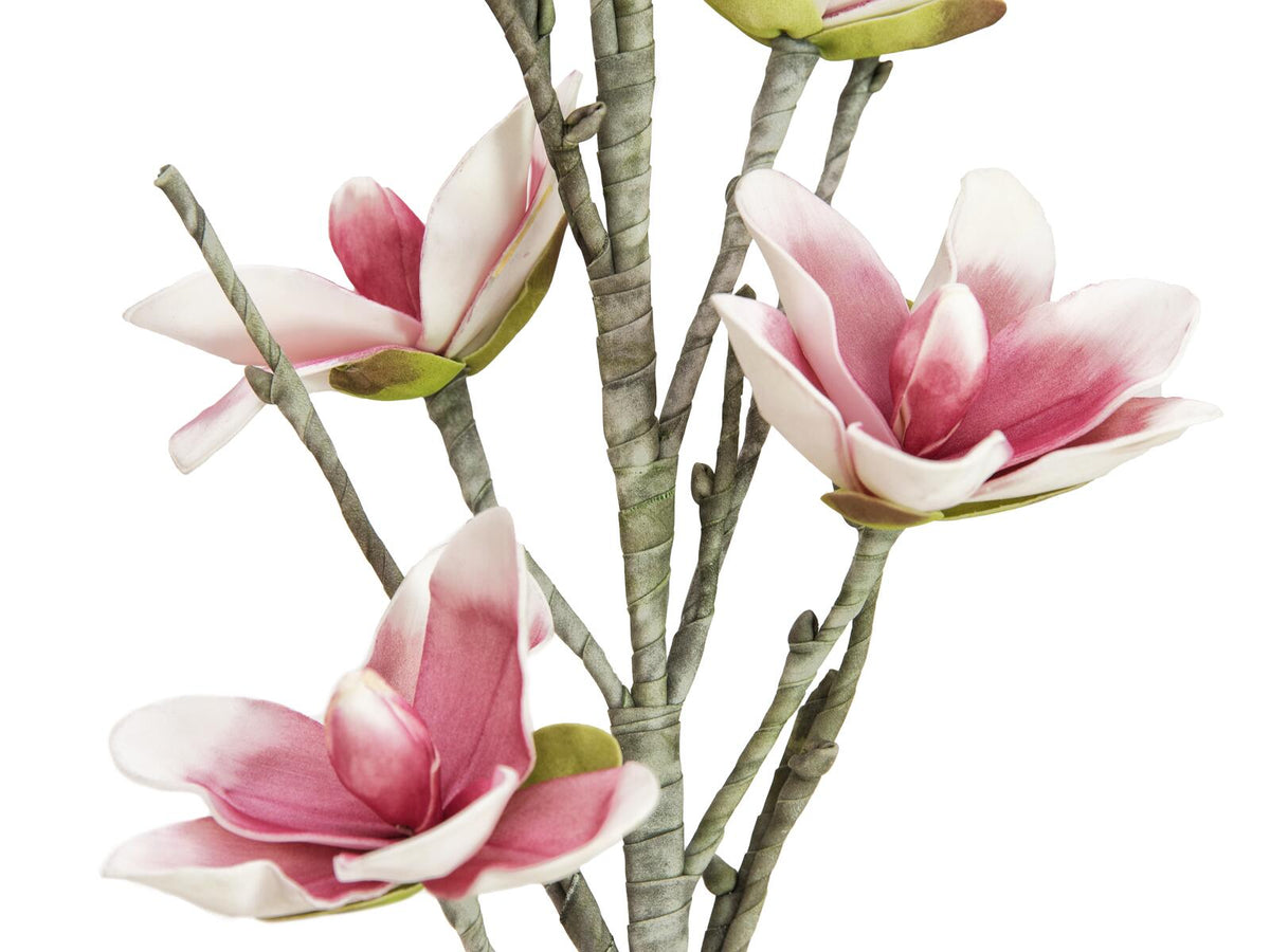 Europalms Magnolienzweig (EVA), künstlich, weiß-rosa – Ansicht 2