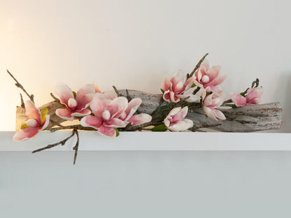 Europalms Magnolienzweig (EVA), künstlich, weiß-rosa – Ansicht 3