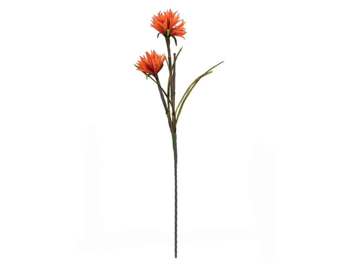 Europalms Dahlie (EVA), Kunstpflanze, orange, 100cm