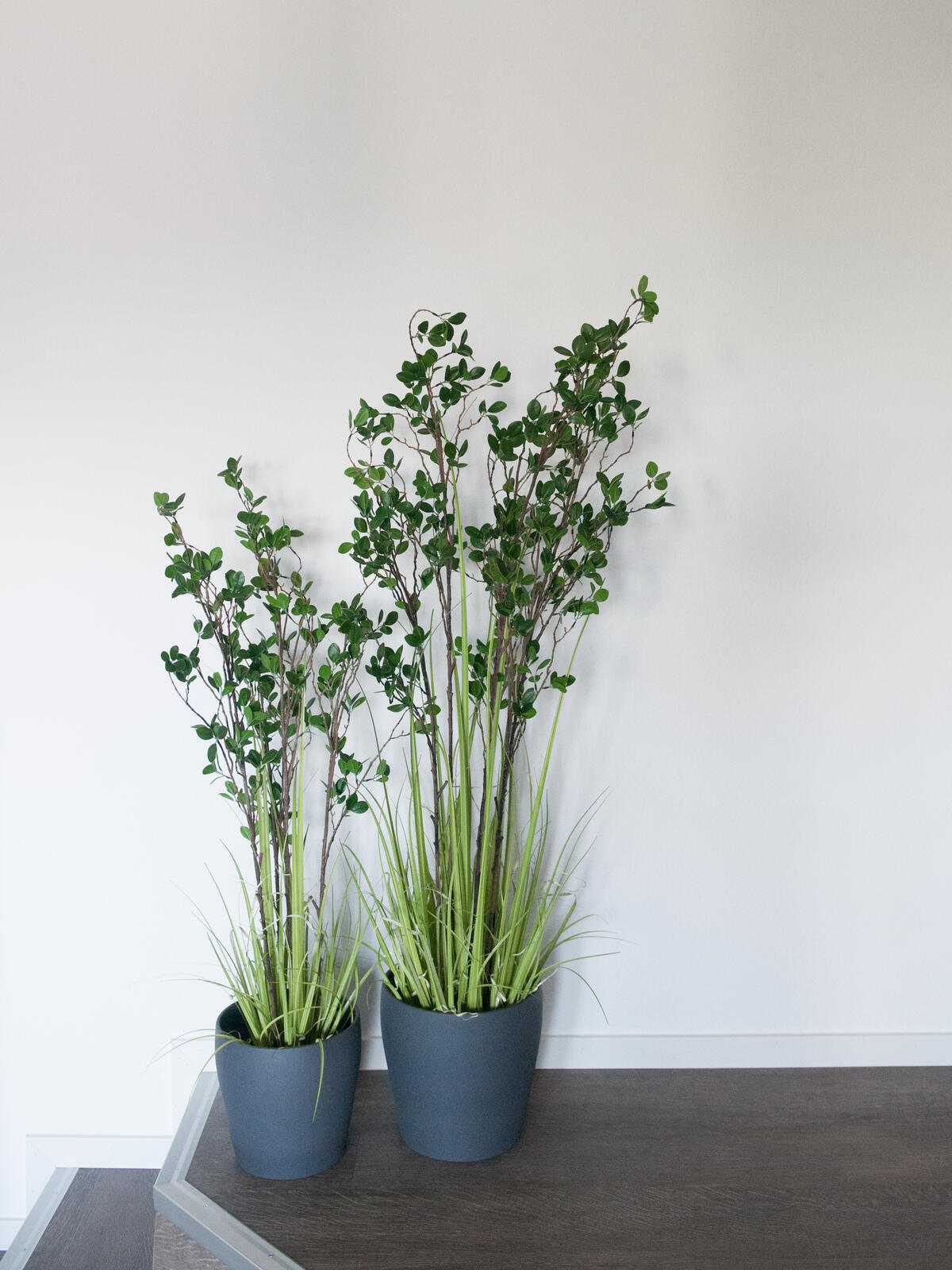 Europalms Immergrünstrauch mit Gras, Kunstpflanze, 120 cm – Ansicht 8