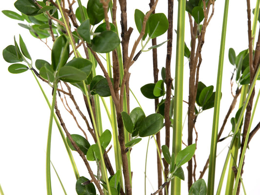 Europalms Immergrünstrauch mit Gras, Kunstpflanze, 182 cm – Ansicht 2