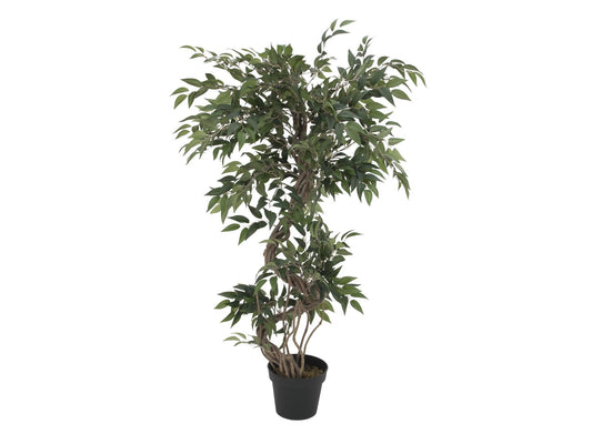 Europalms Ficus Multi Spiralstamm, Kunstpflanze, 130cm