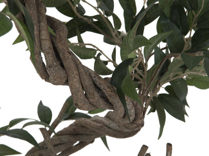 Europalms Ficus Multi Spiralstamm, Kunstpflanze, 130cm – Ansicht 2