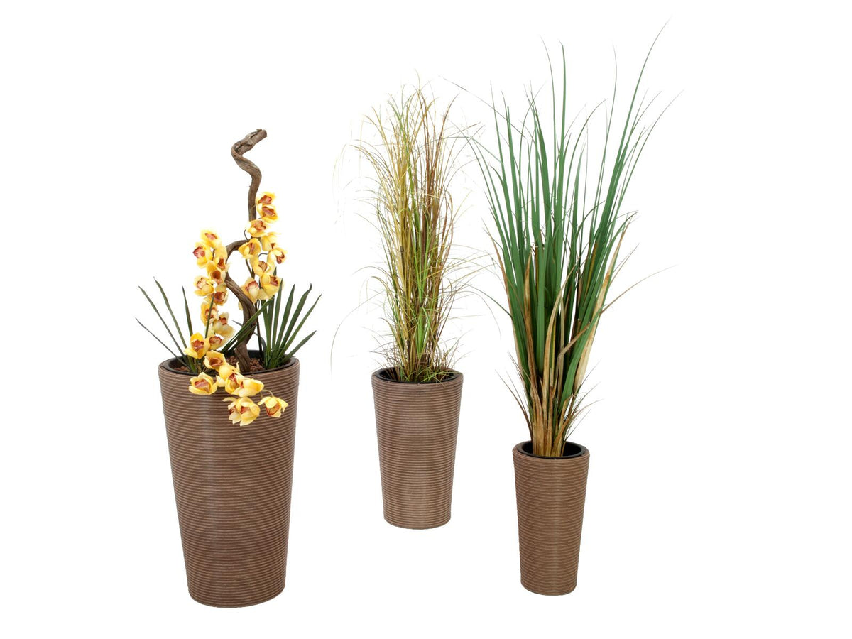Europalms Dekotopf-Set "INDIA" 74/54/44cm – Ansicht 2