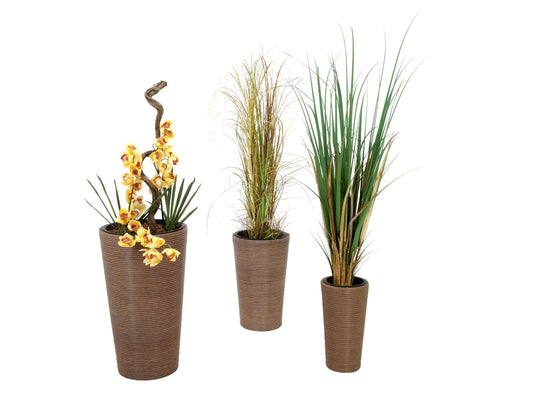 Europalms Dekotopf-Set "INDIA" 74/54/44cm – Ansicht 2