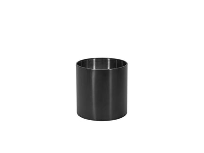 Europalms STEELECHT-35 Nova, Edelstahlübertopf, anthrazit, Ø35cm