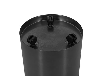 Europalms STEELECHT-35 Nova, Edelstahlübertopf, anthrazit, Ø35cm – Ansicht 2