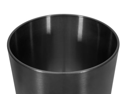 Europalms STEELECHT-35 Nova, Edelstahlübertopf, anthrazit, Ø35cm – Ansicht 3