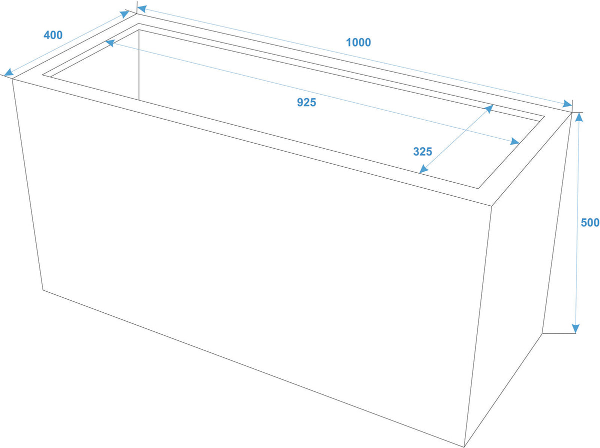 Europalms LEICHTSIN CUBE-50, rot, glänzend – Ansicht 3