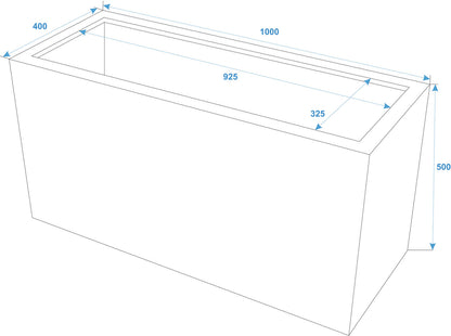 Europalms LEICHTSIN CUBE-50, rot, glänzend – Ansicht 3