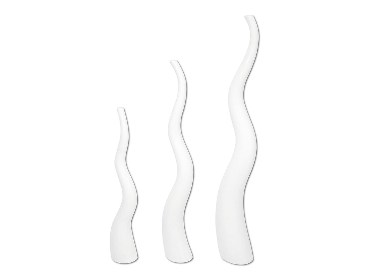 Europalms Designvase WAVE-125, weiß – Ansicht 2