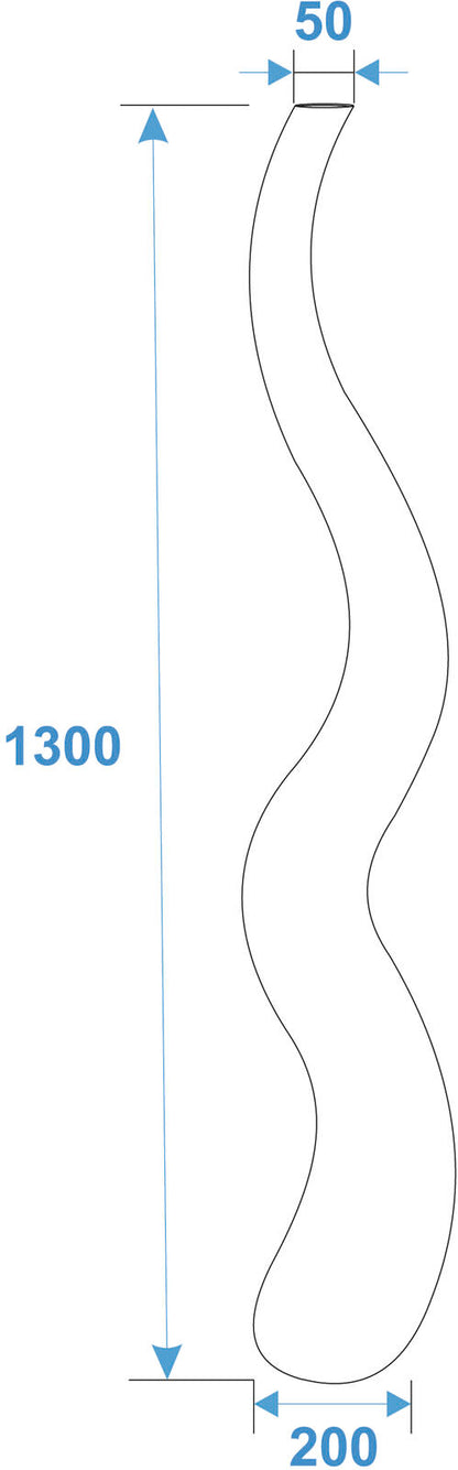 Europalms Designvase WAVE-125, weiß – Ansicht 3