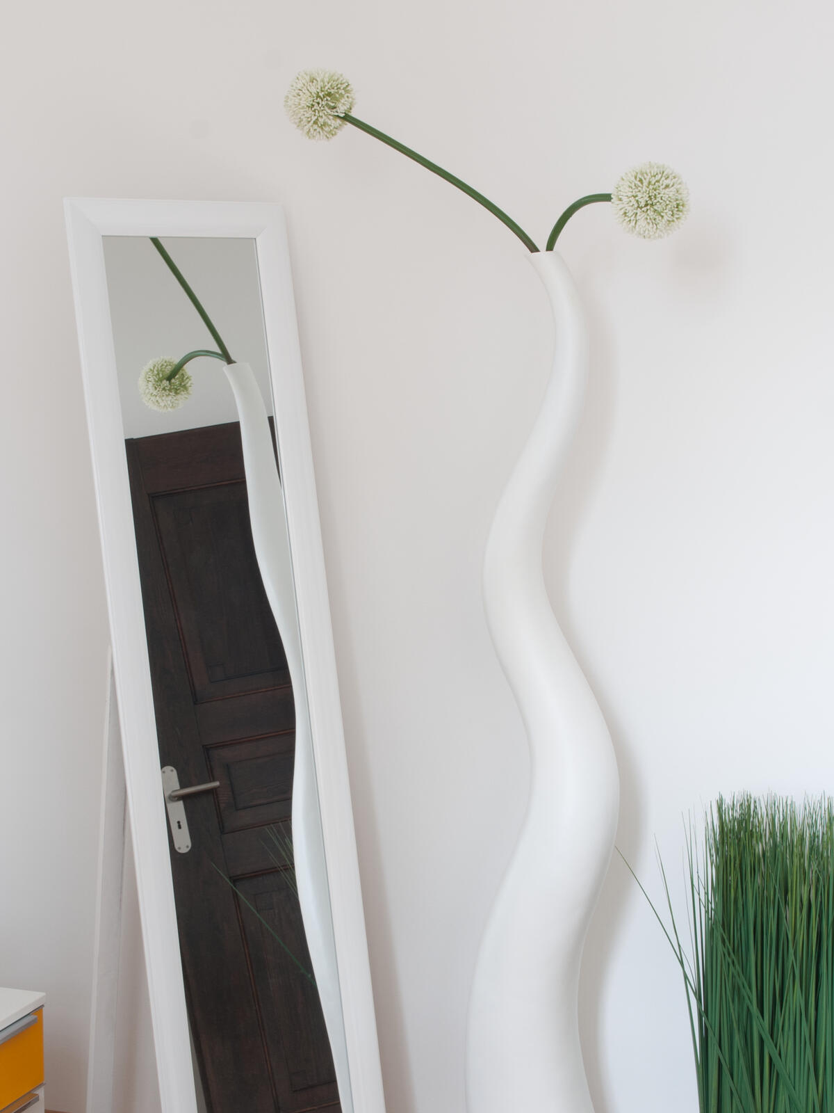 Europalms Designvase WAVE-125, weiß – Ansicht 5