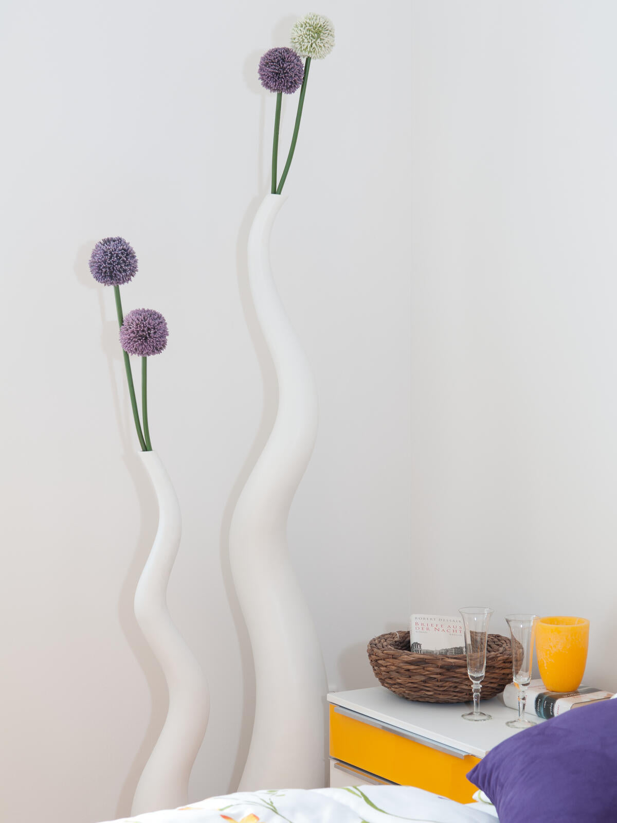 Europalms Designvase WAVE-100, weiß – Ansicht 7