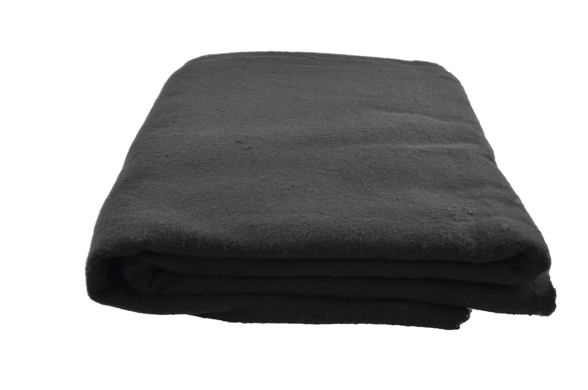 Europalms Molton schwarz 300x100cm