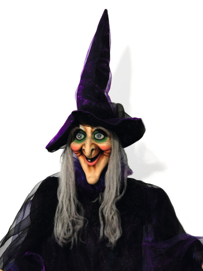 Europalms Halloween Figur Hexe, animiert 175cm – Ansicht 2