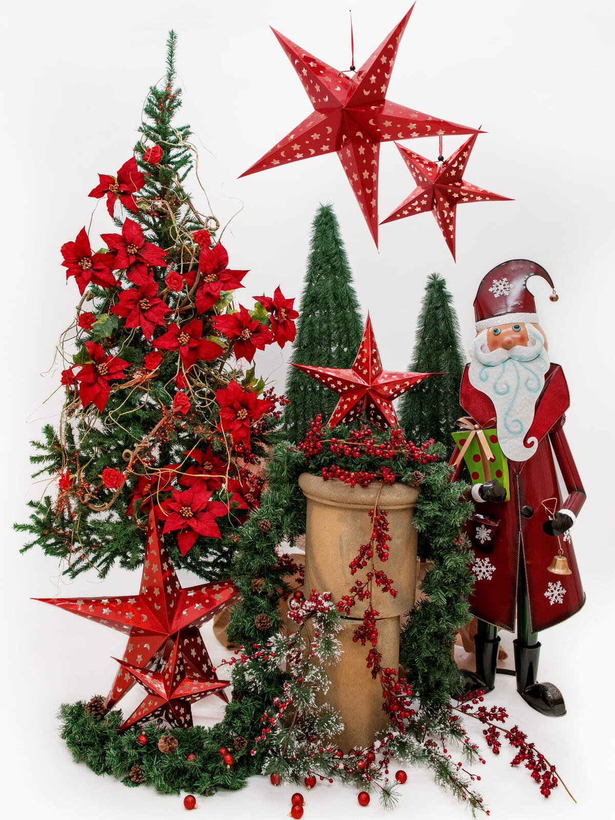 Europalms Nikolaus, Metall, 150cm, rot – Ansicht 8
