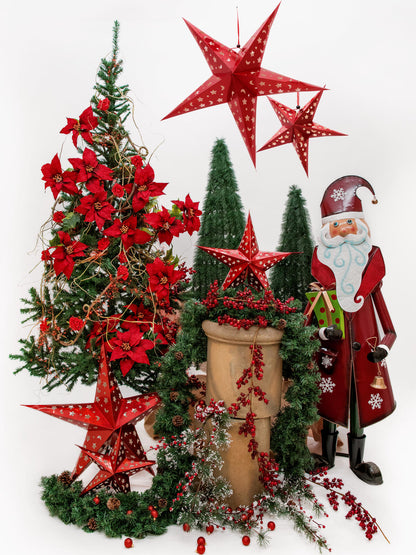Europalms Nikolaus, Metall, 150cm, rot – Ansicht 8