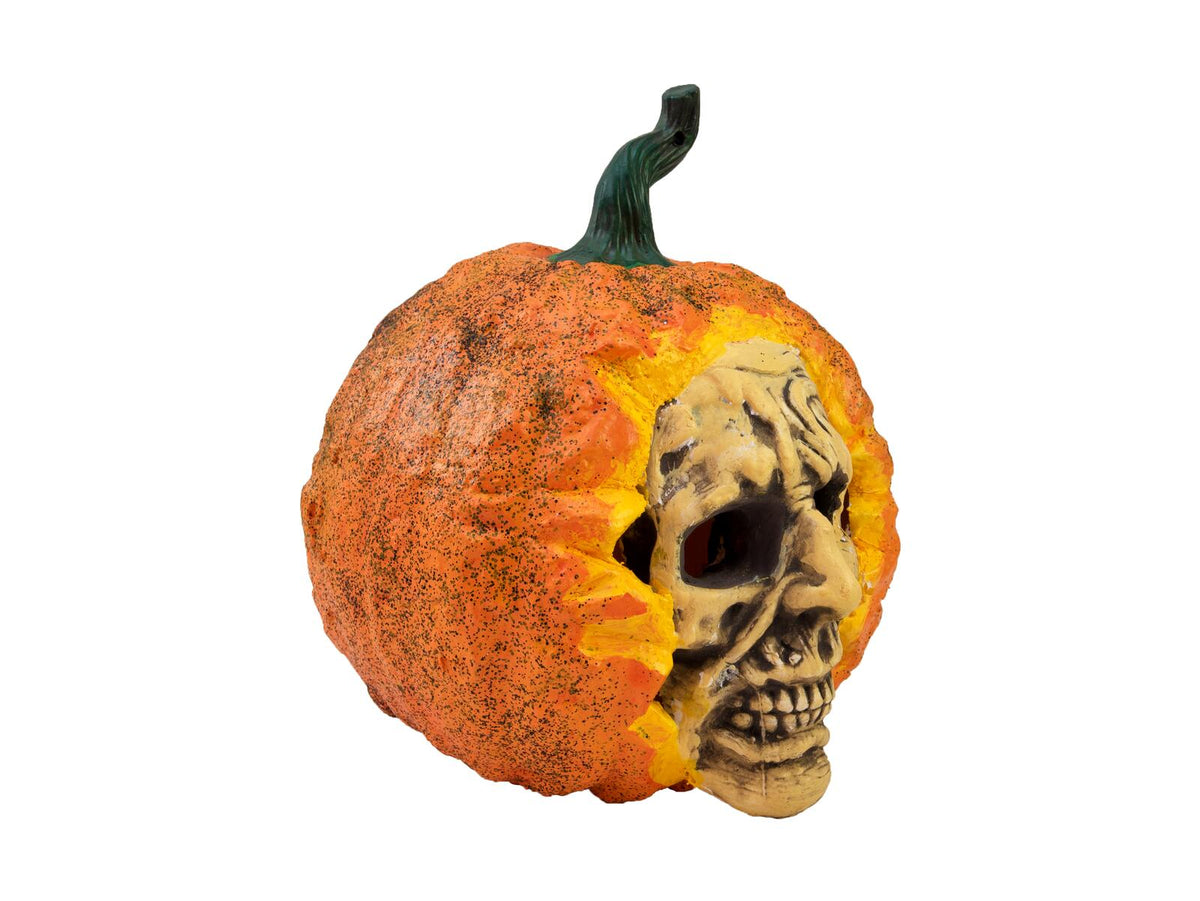 Europalms Halloween Totenkopf-Kürbis, 26cm – Ansicht 2
