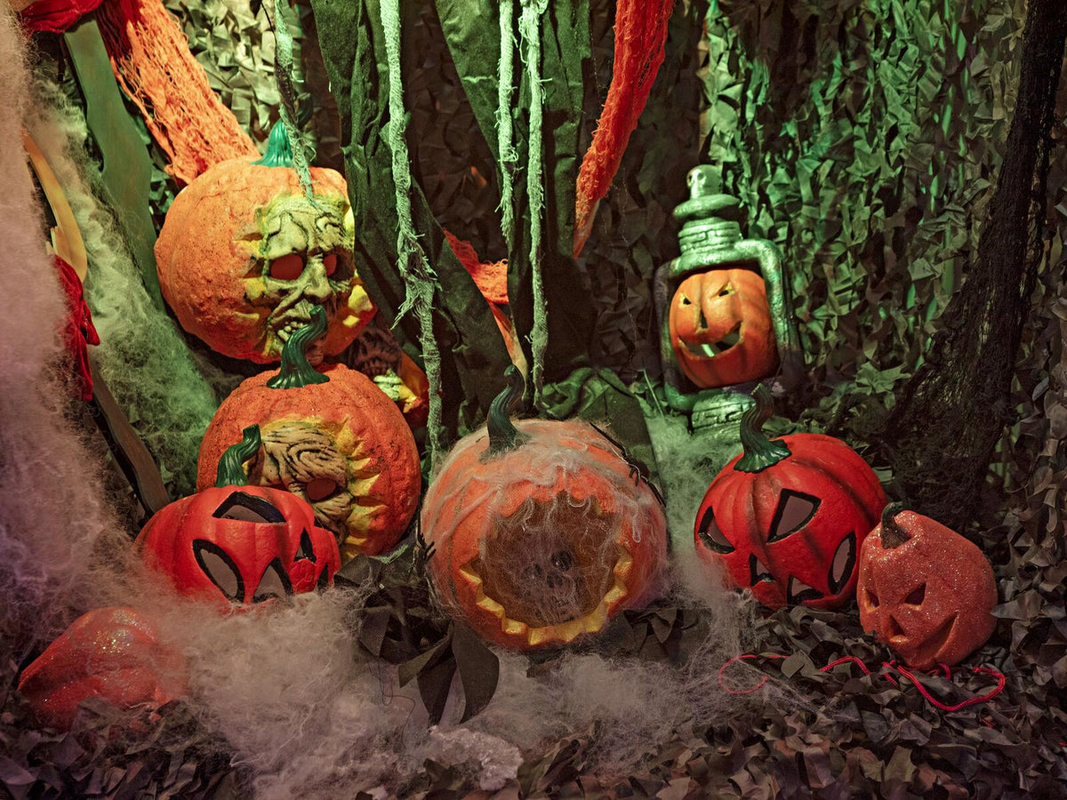Europalms Halloween Totenkopf-Kürbis, 26cm – Ansicht 3