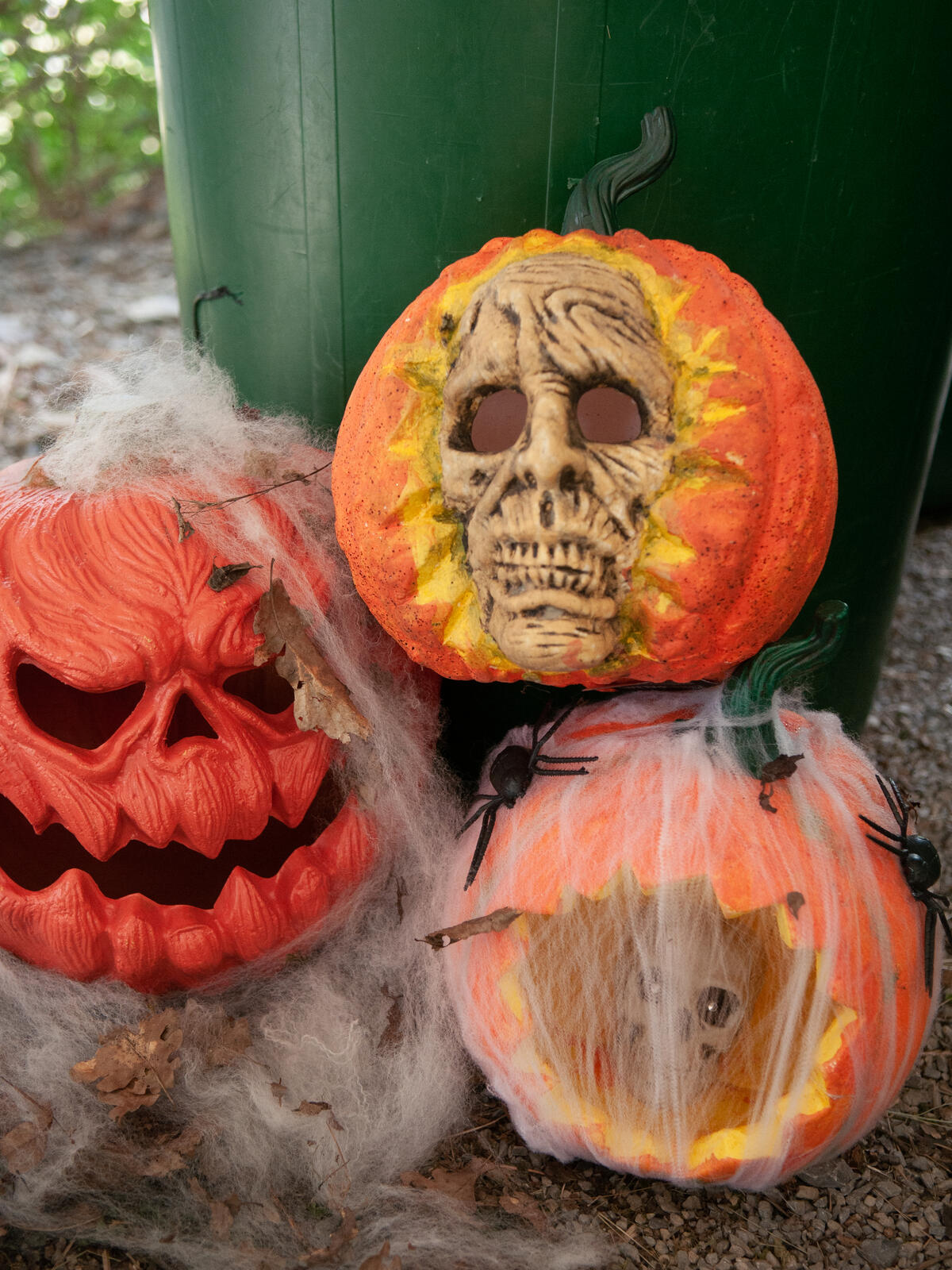 Europalms Halloween Totenkopf-Kürbis, 26cm – Ansicht 8