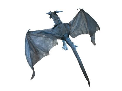 Europalms Halloween Flying Dragon, animiert, blau, 120cm – Ansicht 2