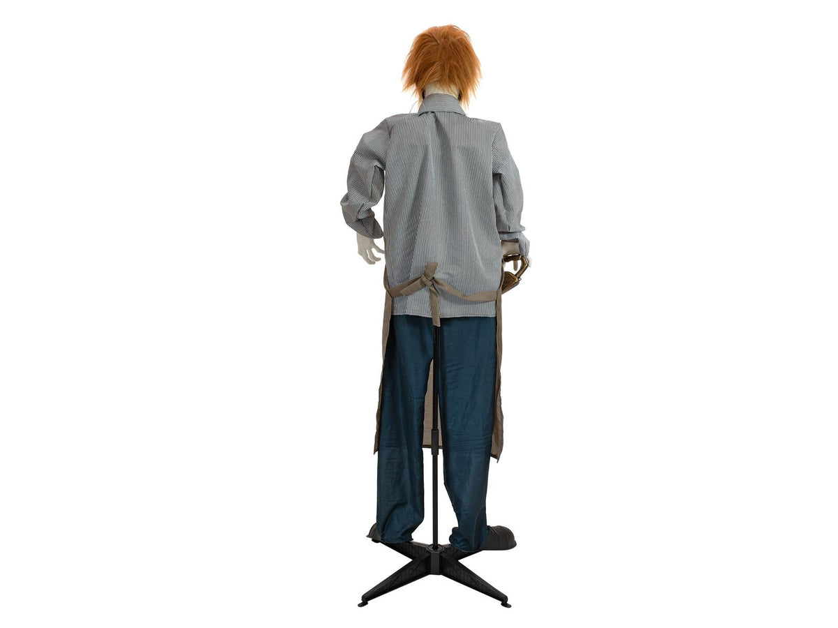 Europalms Halloween Figur Zombie mit Kettensäge, animiert, 170cm – Ansicht 2