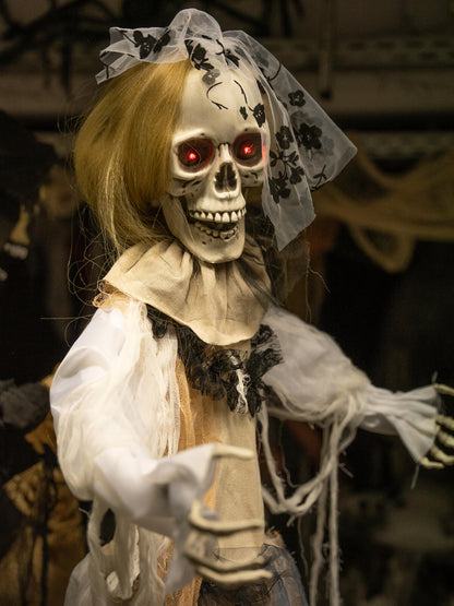 Europalms Halloween Figur Braut, animiert, 170cm – Ansicht 6