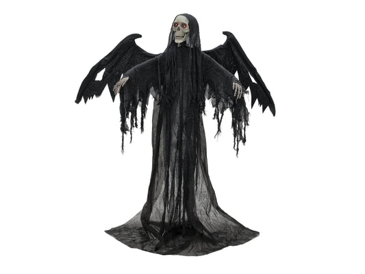 Europalms Halloween Schwarzer Engel, 175x100x66cm