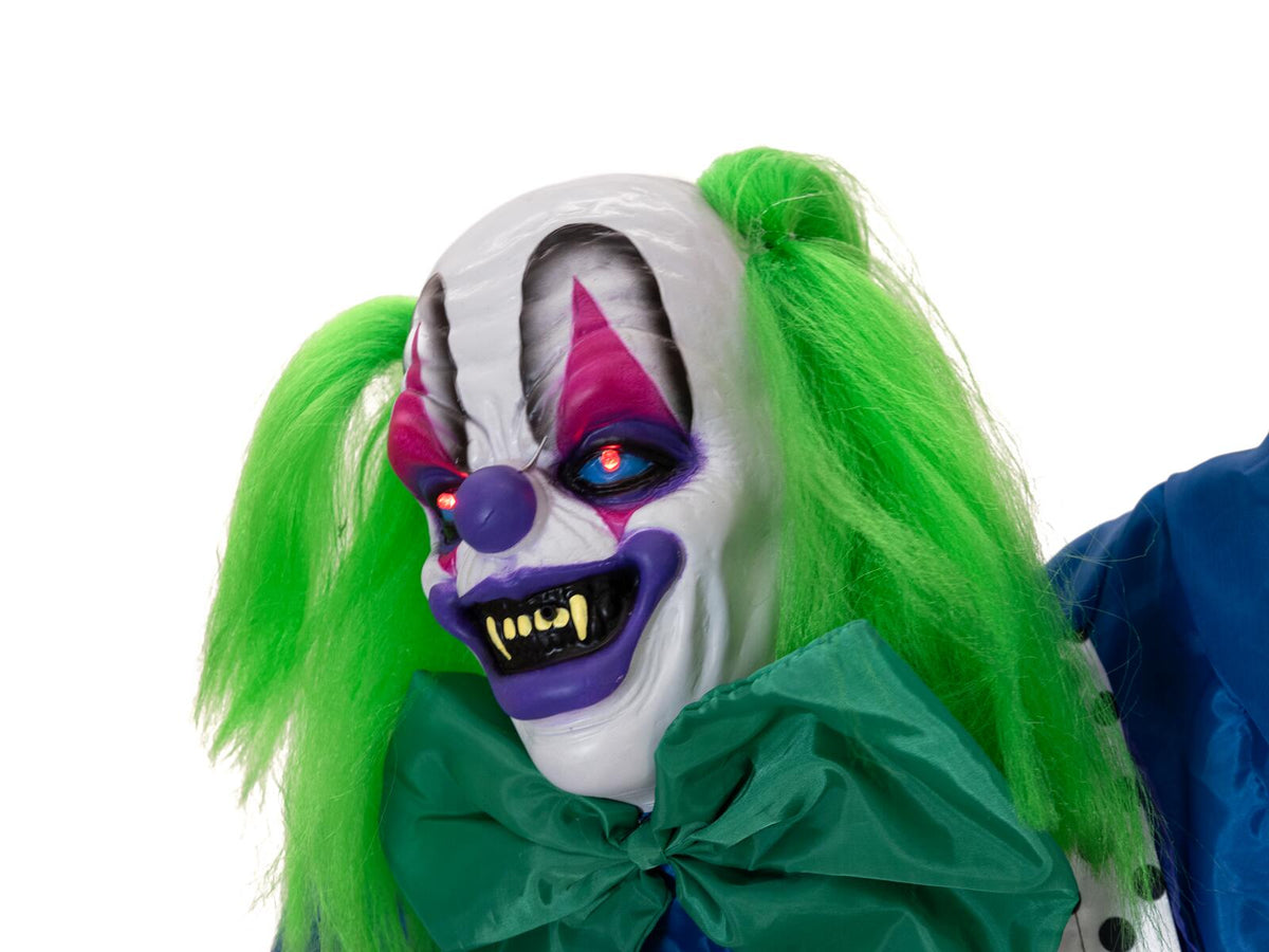 Europalms Halloween Figur Clown Charly, animiert, 164cm – Ansicht 3