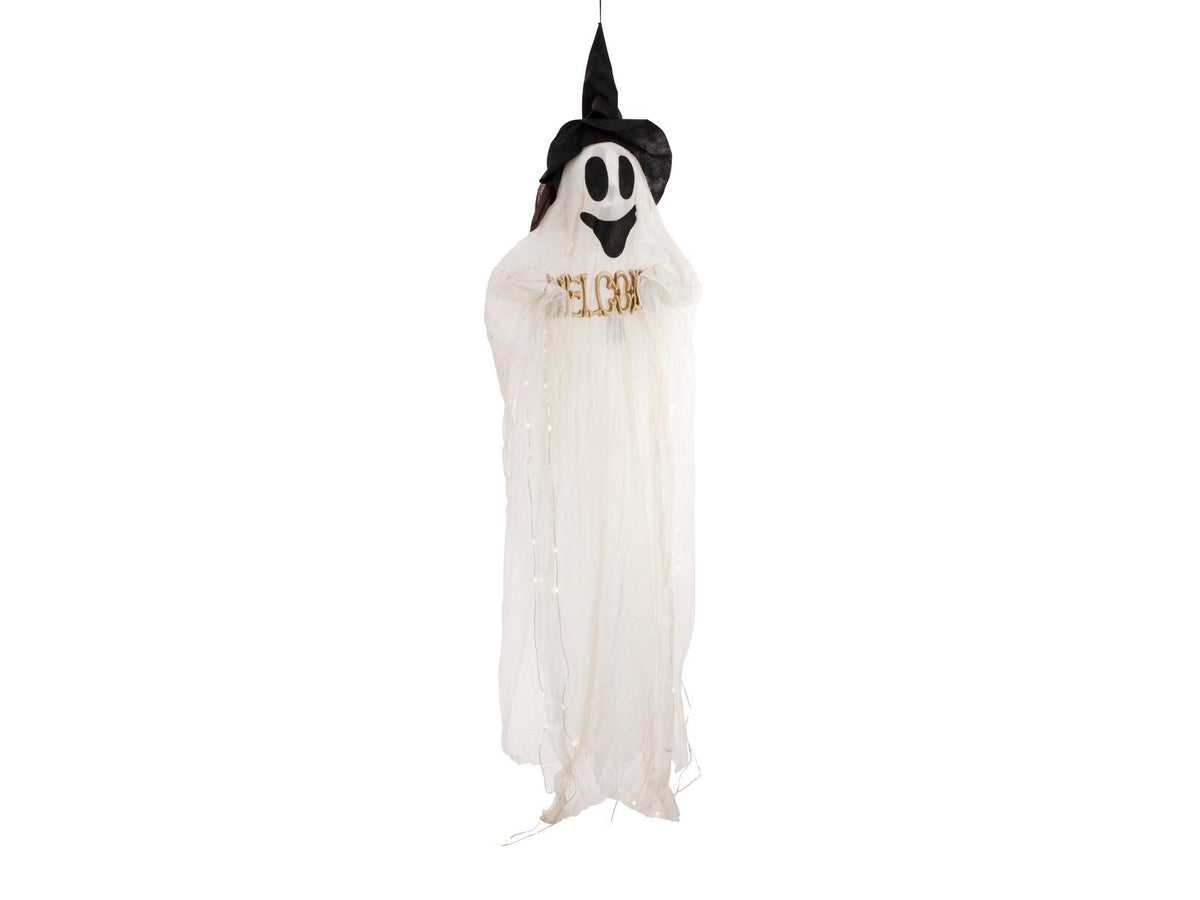 Europalms Halloween Figur lachender Geist, beleuchtet, 215cm