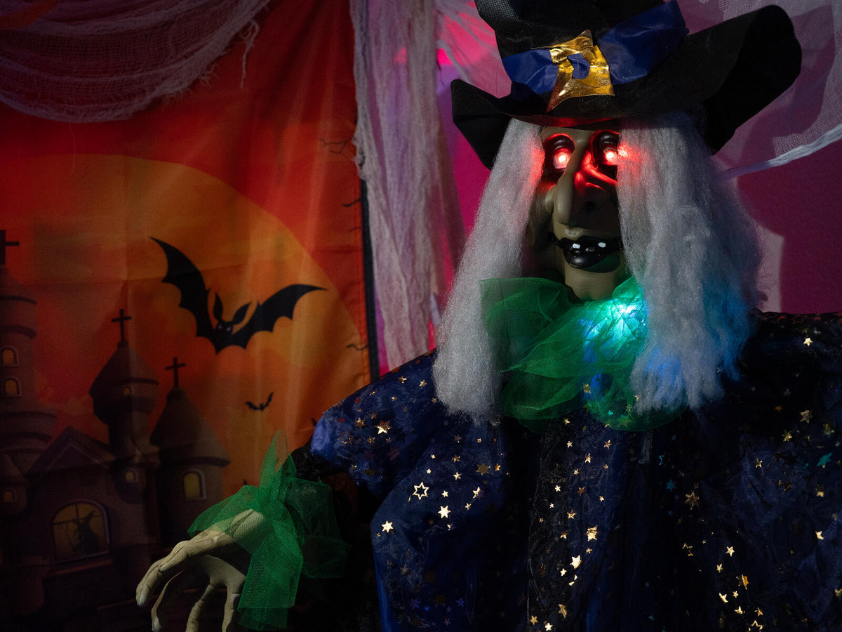 Europalms Halloween Figur Hexe Lisbeth, 200cm – Ansicht 5