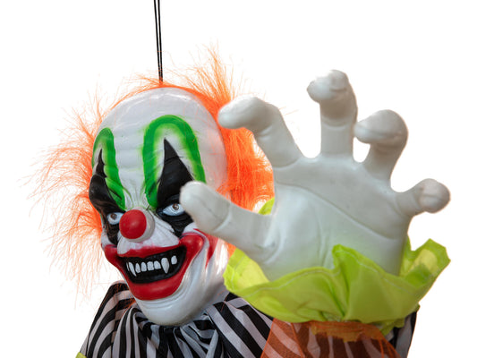 Europalms Halloween Figur Clown Curby, animiert, 155cm – Ansicht 2