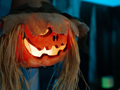 Europalms Halloween Verfluchter Kürbiskopf, 70cm – Ansicht 6