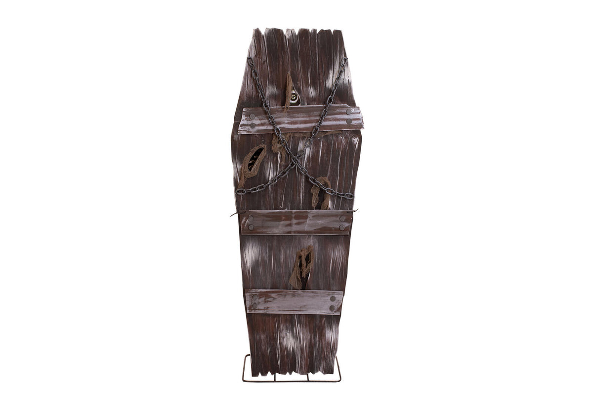Europalms Halloween Sarg des Schreckens, animiert, 155cm