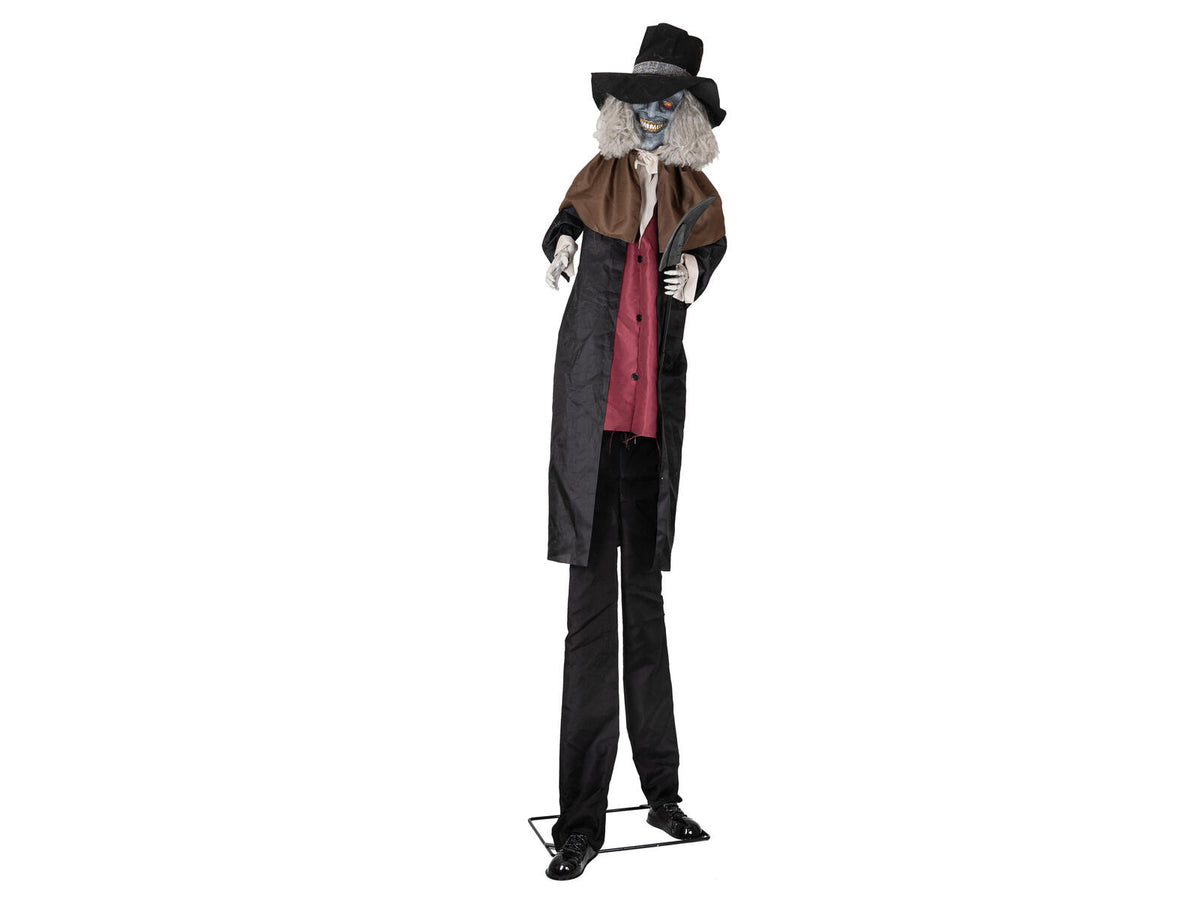 Europalms Halloween Figur Totengräber, animiert, 235 - 265cm
