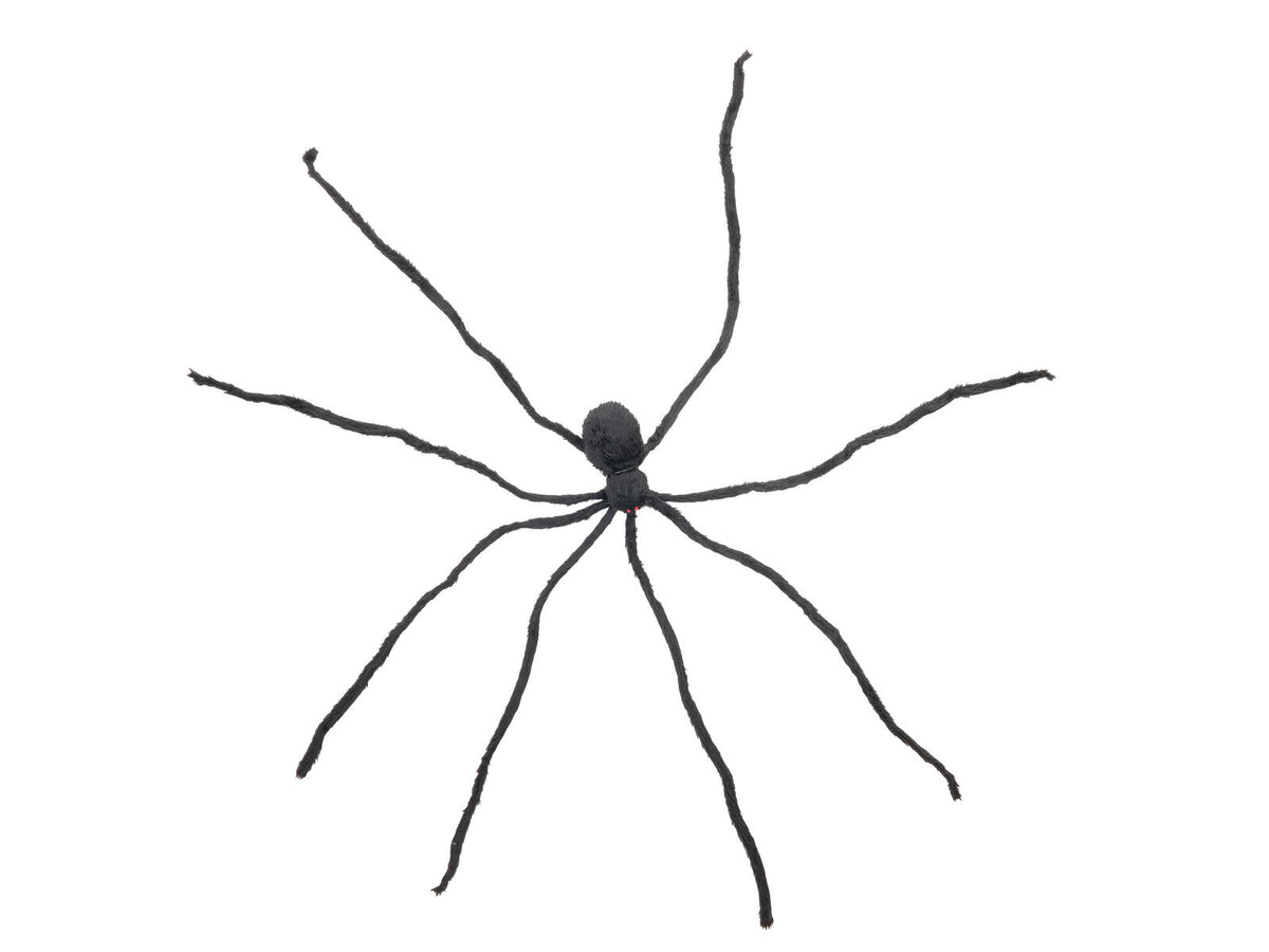 Europalms Halloween Riesenspinne, schwarz, 230cm