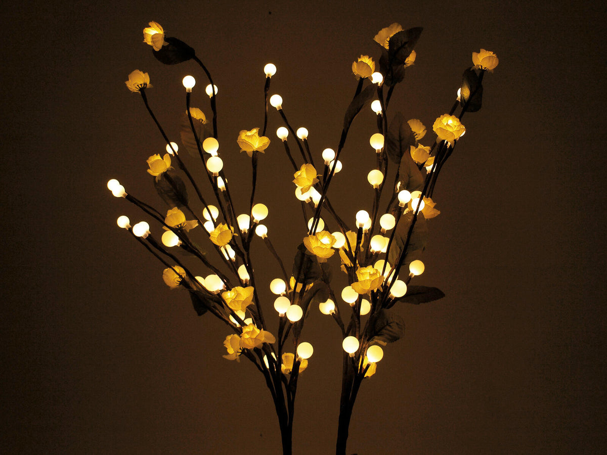 Europalms Kamelien-Bogen, mit LEDs, weiß, 50cm – Ansicht 6