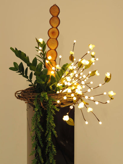 Europalms Kamelien-Bogen, mit LEDs, weiß, 50cm – Ansicht 8