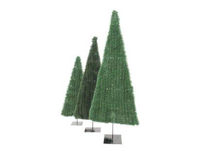 Europalms Tannenbaum, flach, hellgrün, 120cm – Ansicht 2