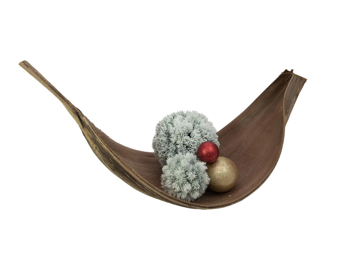 Europalms Pinienkugel, beflockt, 30cm – Ansicht 2