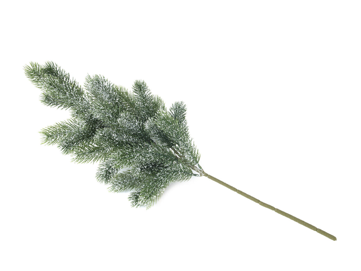 Europalms Tannenzweig, beschneit, PE, 65cm – Ansicht 2