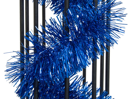Europalms Metallic-Girlande, blau, 12,5x270cm – Ansicht 2