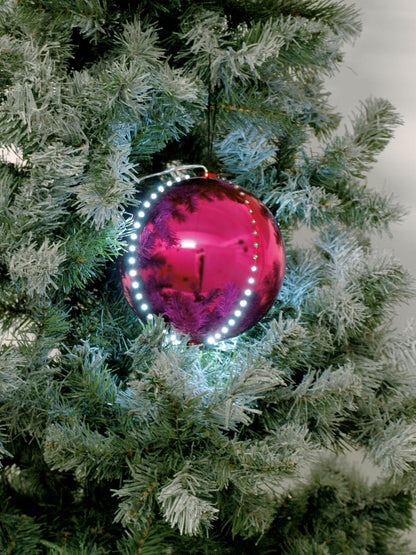 Europalms LED Snowball 15cm, rosa – Ansicht 2
