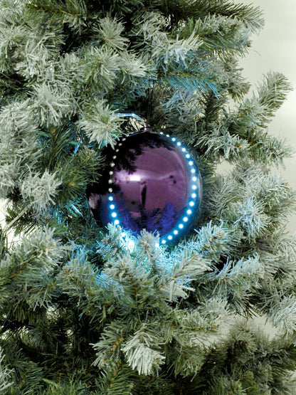 Europalms LED Snowball 15cm, lila – Ansicht 2