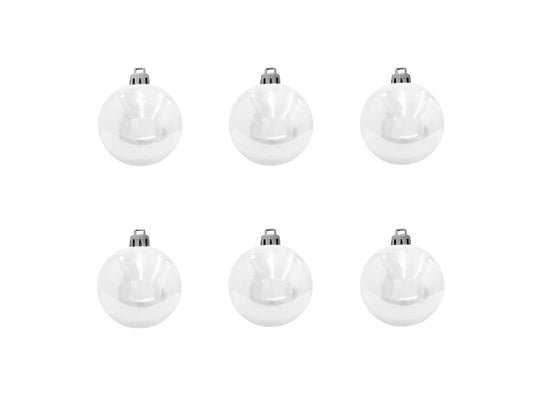 Europalms Dekokugel 7cm, weiß 6x – Ansicht 2