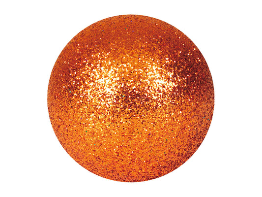 Europalms Dekokugel 3,5cm, kupfer, glitzer 48x