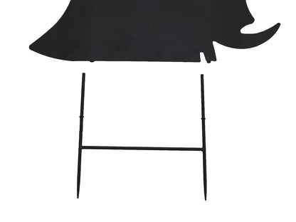 Europalms Silhouette Metall Hexe mit Besen, 150cm – Ansicht 3