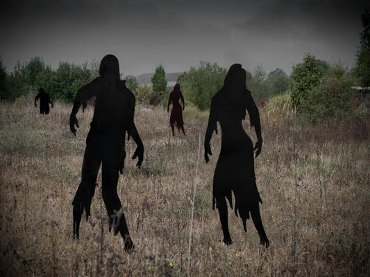 Europalms Silhouette Metall Zombie Mann, 135cm – Ansicht 2