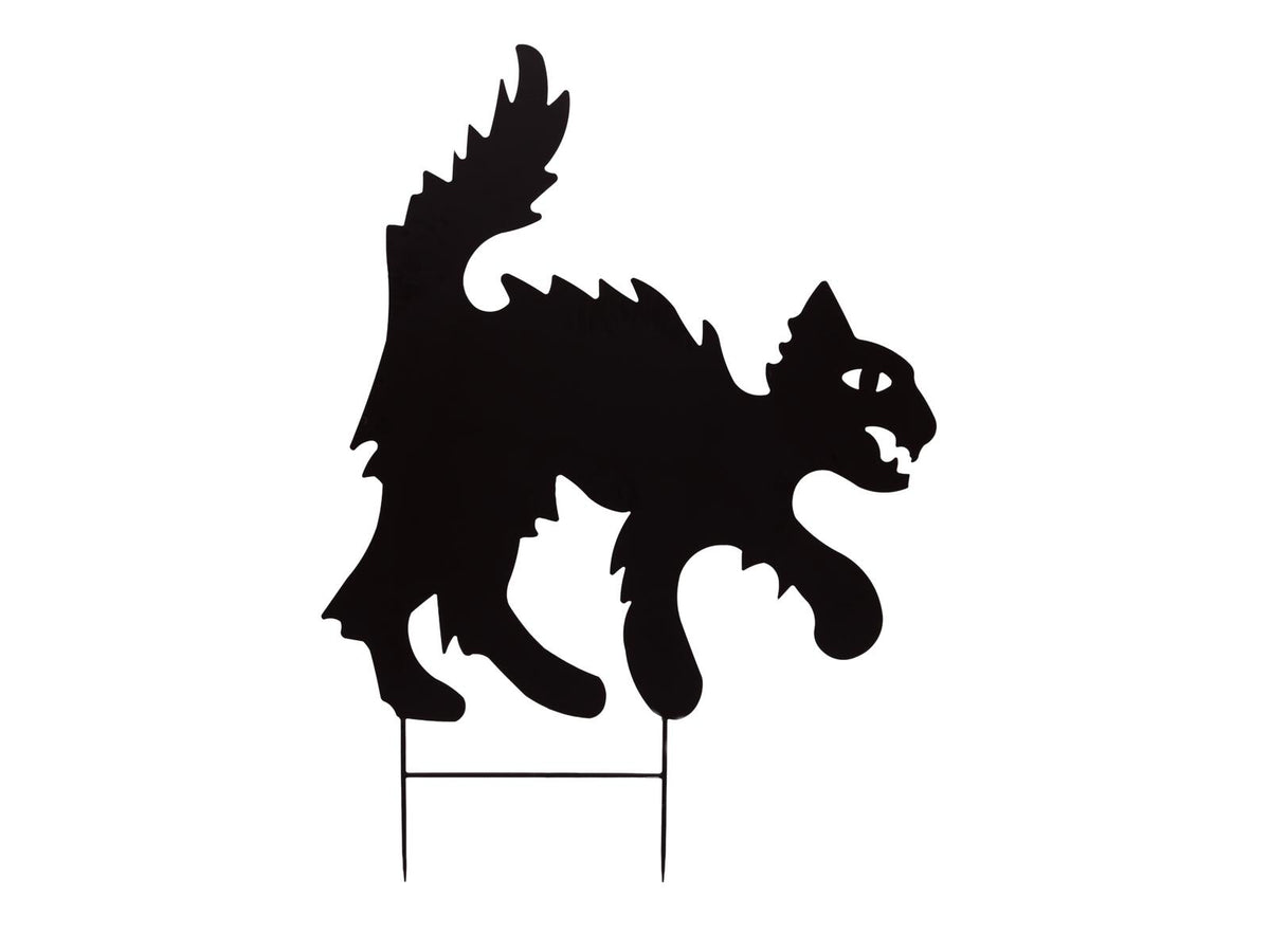 Europalms Silhouette Metall Katze, 53cm